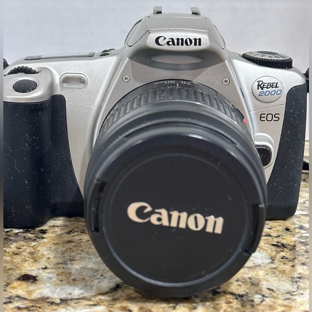 Canon EOS Rebel 2000 Black and Silver Camera